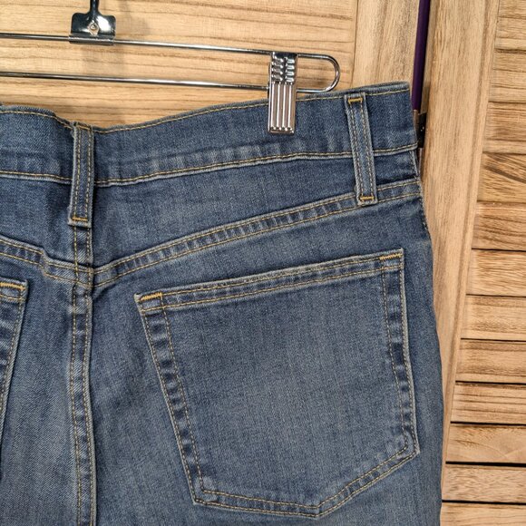 Sonoma SLIM Blue Denim Cutoff Shorts 11 in. Inseam Size 33 - Picture 10 of 12